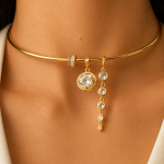 3 Charm Choker Kolye